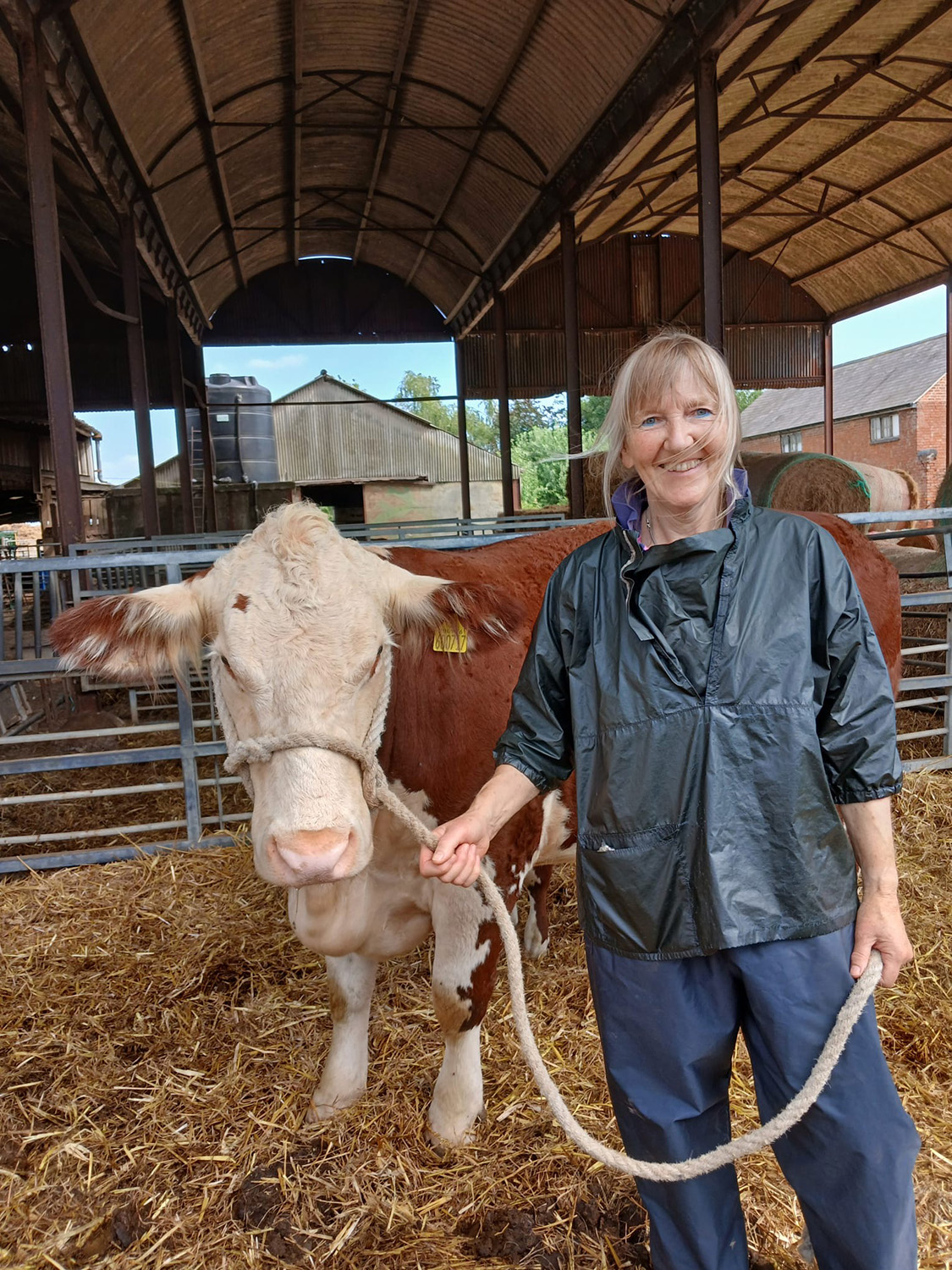 Maggie From The Veterinary Surgery Visiting the Farm